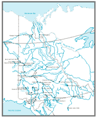 Map of Yukon Historical Sites