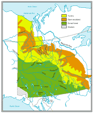 Map of Yukon Vegetation