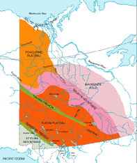 Map of the Yukon Physical Landscape