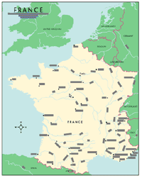 Map of France