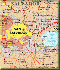 El Salvador map